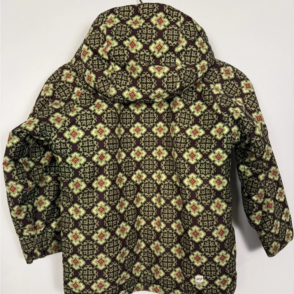 Orage Kids Geometric Floral Patterned Ski Coat